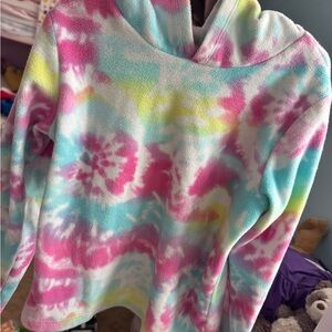 The Children's Place Tie-Dye Hoodie - Pink, Blue, Yellow